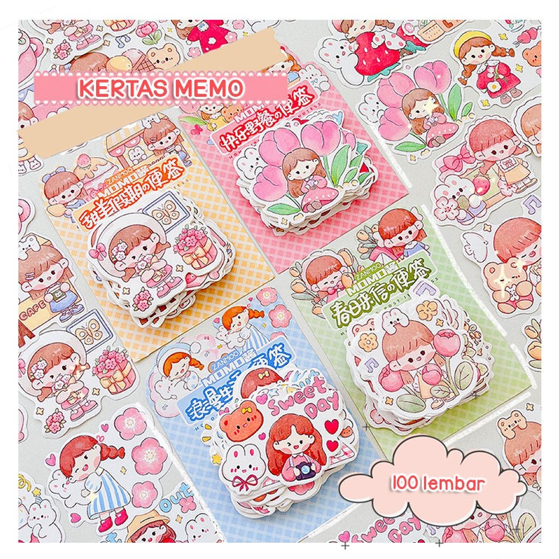 KERTAS KERTASS MEMO LUCU UNTUK DEKORASI BUKU JOURNAL JOURNALING SCRAPBOOK SCRAPING BOOK MOTIF MOMO KERTAS NOTE CATATAN KECIL TEMA KARTUN JEPANG LUCU KAWAII CUTE STICKER STIKER DIARY LUCU AESTHETIC BULLETIN JOURNAL JOURNALING @banyak