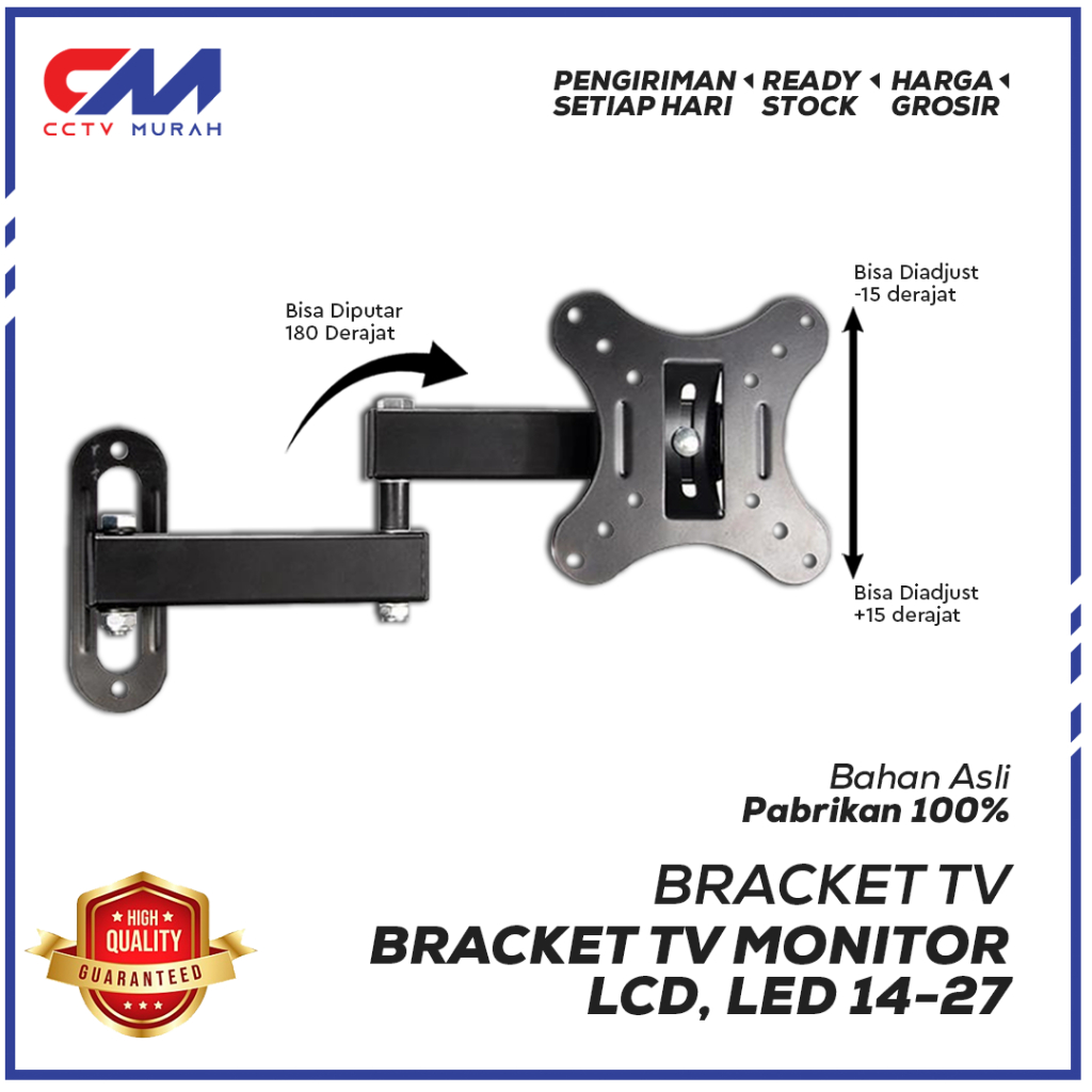 Bracket TV Monitor LCD, LED 14-27 inch , Bracket TV Monitor Vesa Mount