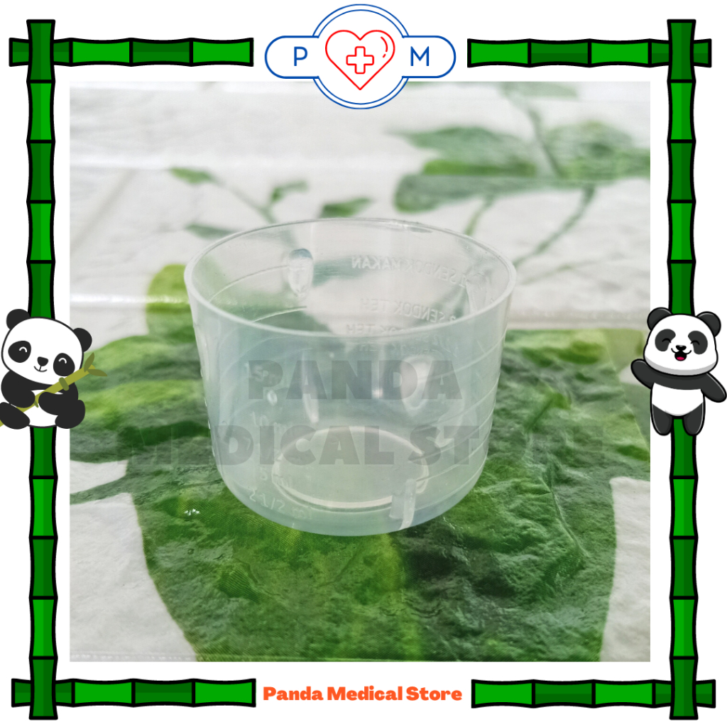 Gelas / Cup Takar Obat 15ml Plastik