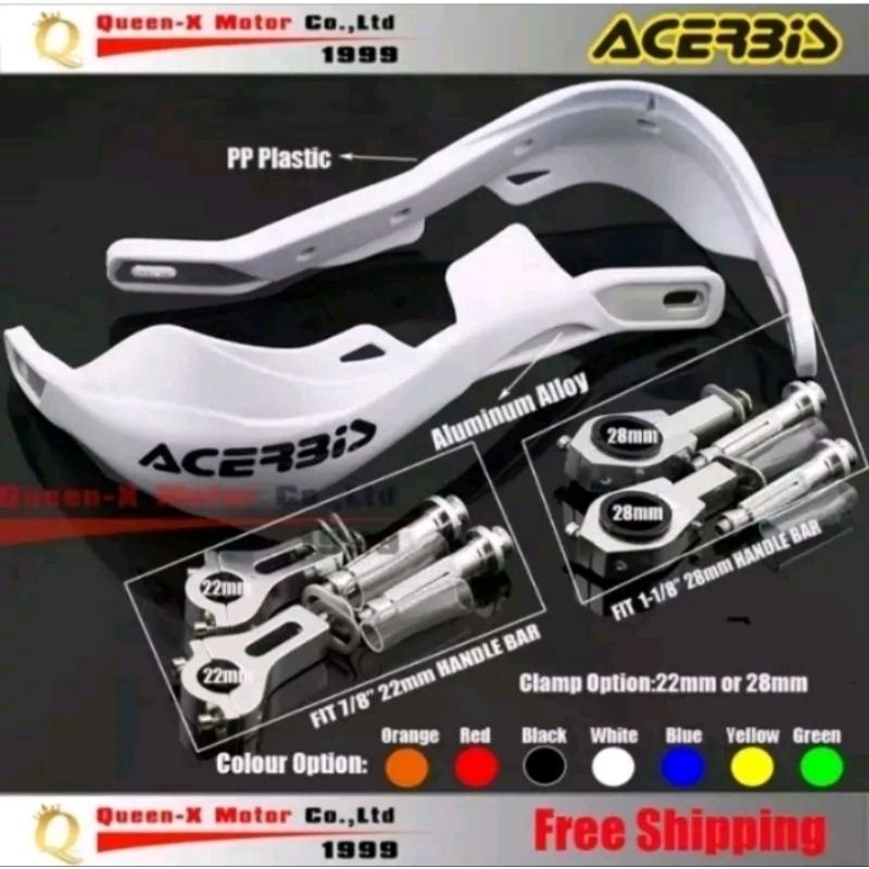 Handguard Universal Averbis KLX CRF Cross Trail Super Moto Hand Guard Stang Fatbar Beat Street