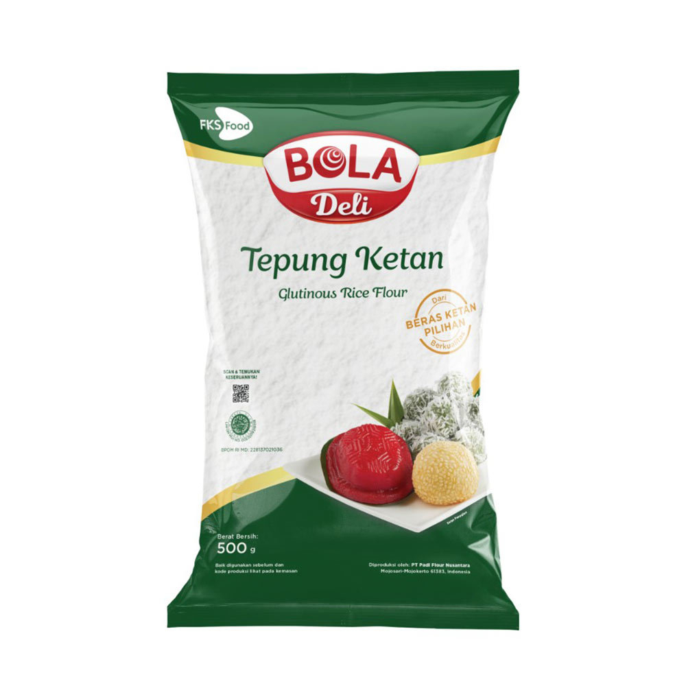 Bola Deli Tepung Ketan 500 gram || Bola Deli Tepung Beras 500 gram|| Bola Deli Tepung Maizena 500 gram