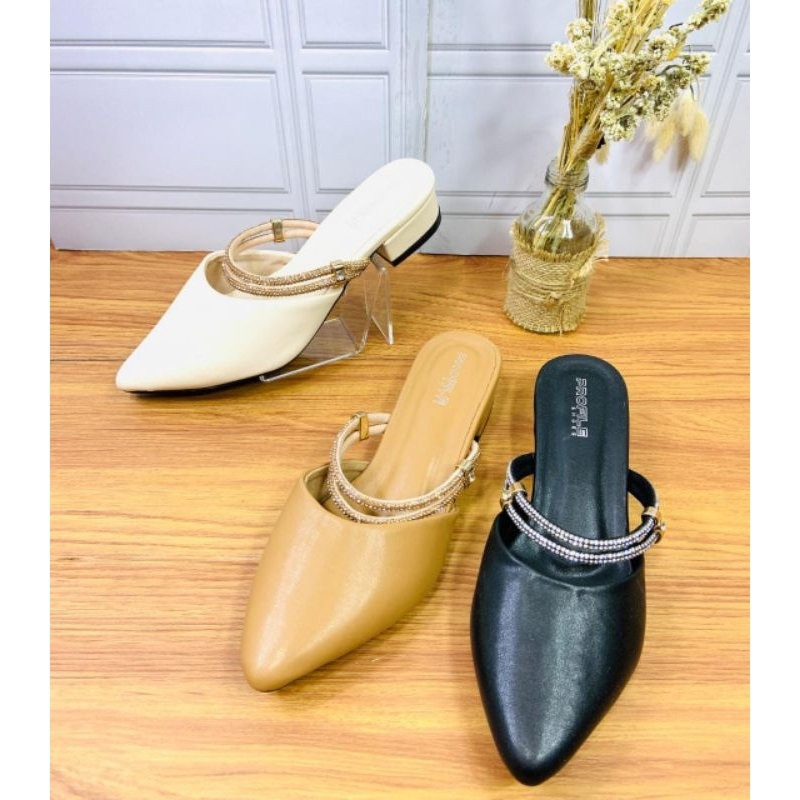 SEPATU MULES DD 008 SEPATU SORONG WANITA