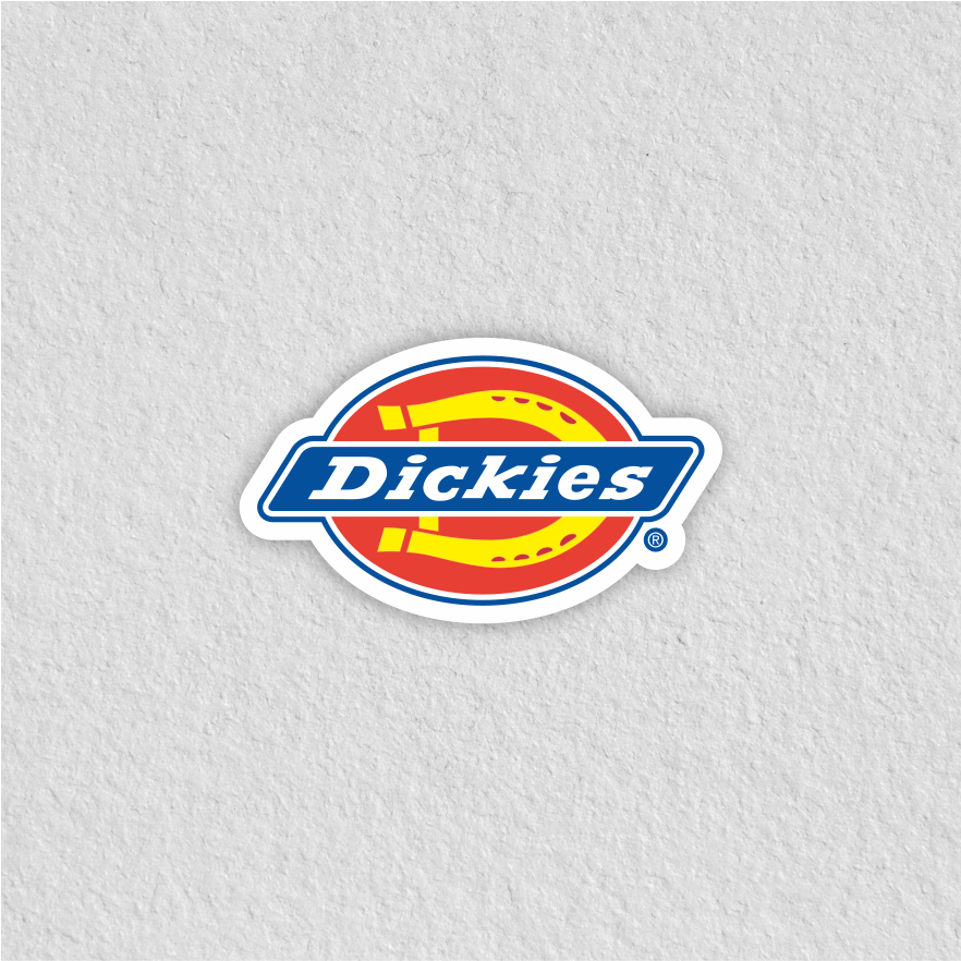 

stiker logo distro dickies