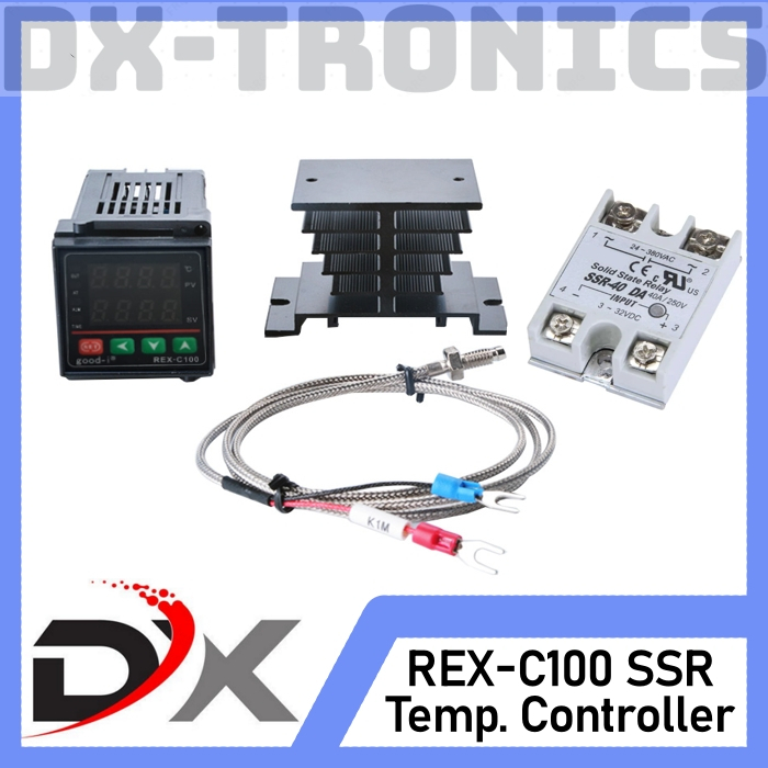 PID REX C100 Temperature Controller Thermostat Thermocouple C-100 40A