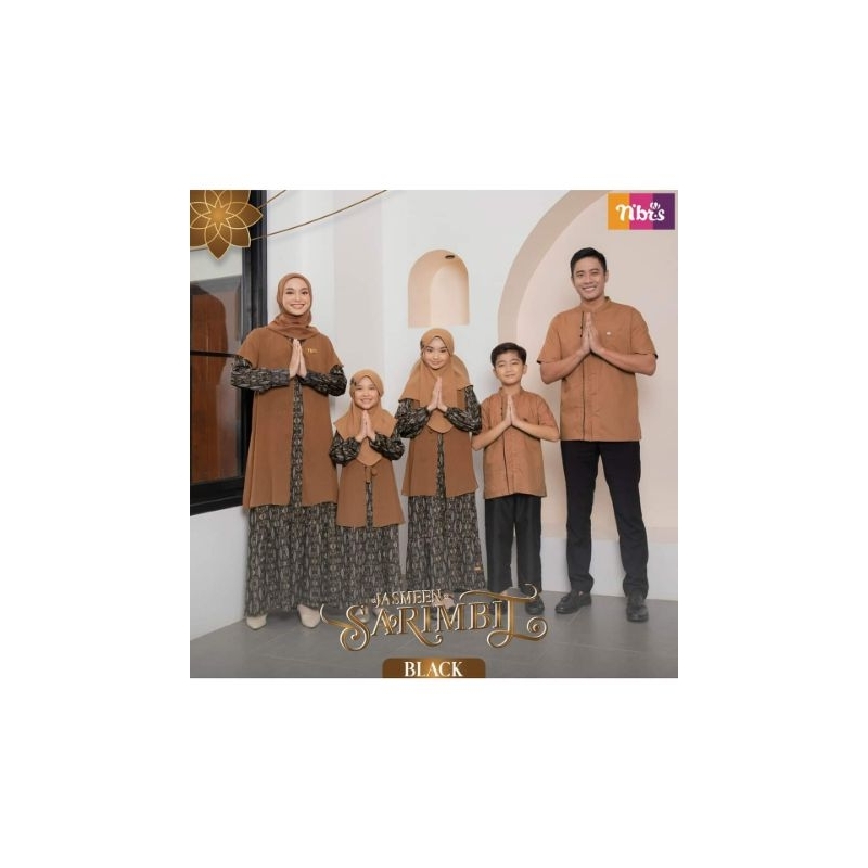 jasmeen black sarimbit nibras