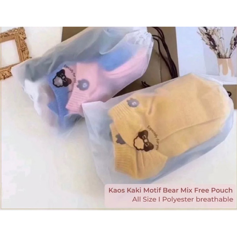 KAOS KAKI / KAUS KAKI / PAKET KAOS KAKI MURAH LUCU / KAOS KAKI LUCU / KAOS KAKI POUCH MURAH