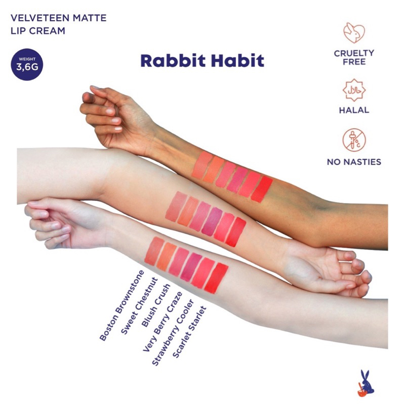 RABBIT HABIT Velveteen Matte Lip Cream