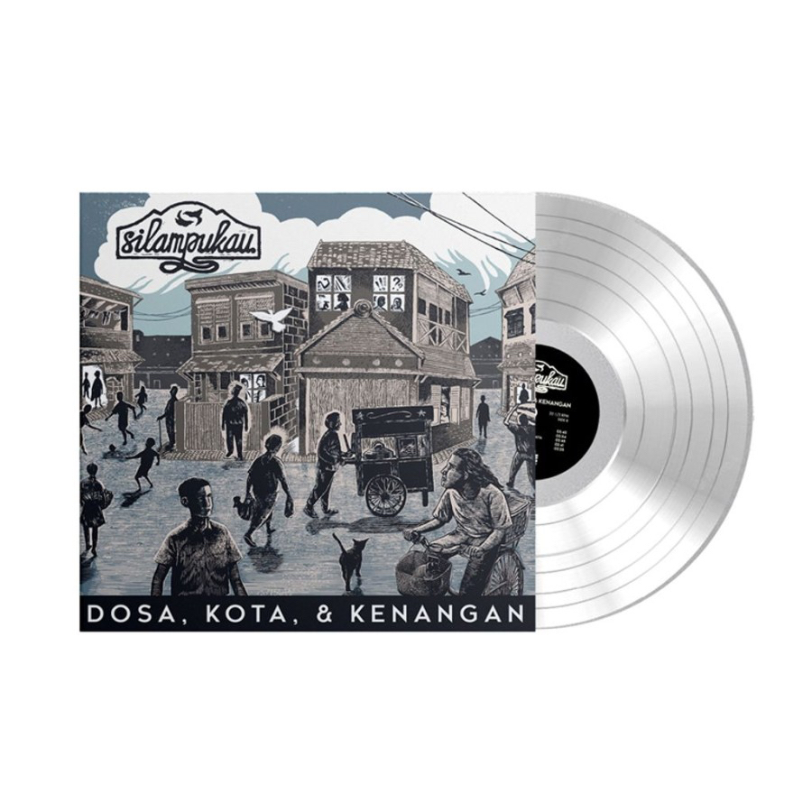 Vinyl / Piringan Hitam Silampukau - Dosa, Kota & Kenangan LP -Silver Coloured-