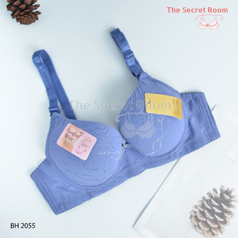 TALLY BRA BH 2055 I CUP B BESAR I BUSA TIPIS I ADA KAWAT I KAIT 3 I SIZE 36 - 42