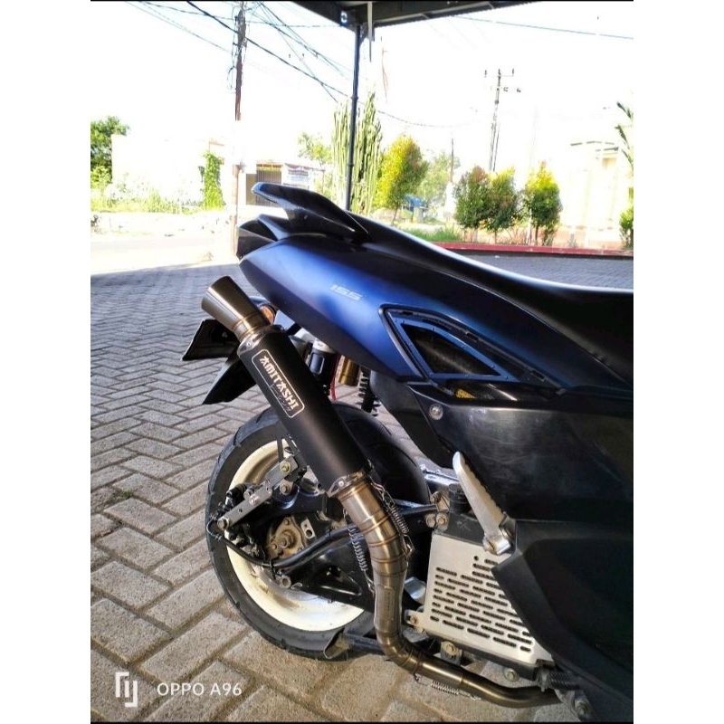 Knalpot Amitashi Coating Blackdoff Samlong Original aerox nmax old pcx Vario Mio beat dll