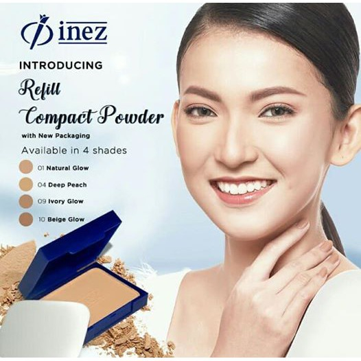 MFI - INEZ COLOR CONTOUR PLUS COMPACT POWDER REFIL/NON REFIL | READY STOCK