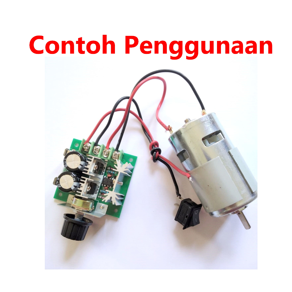 [HAEBOT] PWM Dimmer DC 10A 12-40V Kontrol Kecepatan Motor Potensio Lepas Speed Control Regulator Pengontrol Kecepatan Dinamo PWM 400W Module Adjustable Switch Duty Cycle