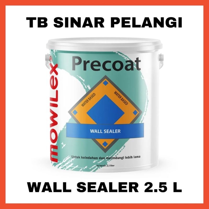 MOWILEX Precoat Alkali Sealer Wall Sealer WSWB 2,5L Cat Tembok Dinding Dasar 2,5 Liter Garut Untuk T