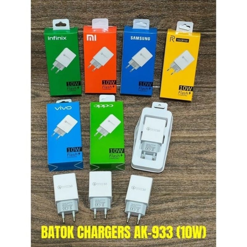 Adapter Charger Casan Infinix Xiaomi 10W Batok kepala Charger Casan 10W