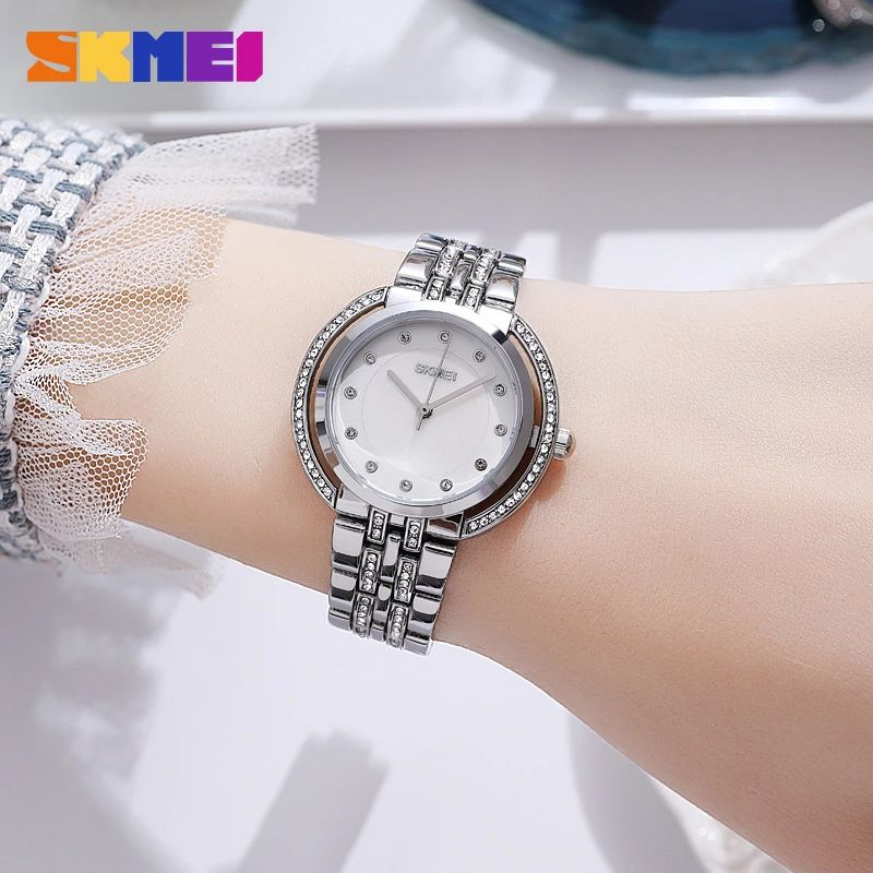 SKMEI 1979 Jam Tangan Wanita Analog Tali Stainless WATCHKITE WKOS