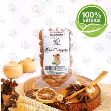 Almond Panggang Asli 100gr / Kacang Almond Panggang Murni 100% / Roasted Almond / JSR Rempah Kualitas Premium