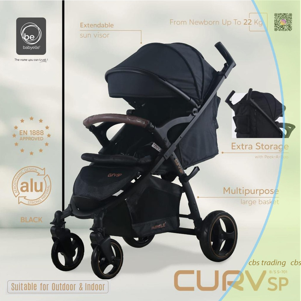 Stroller Babyelle S701 Curv SP Kereta Dorong / Dorongan Bayi Baby Elle