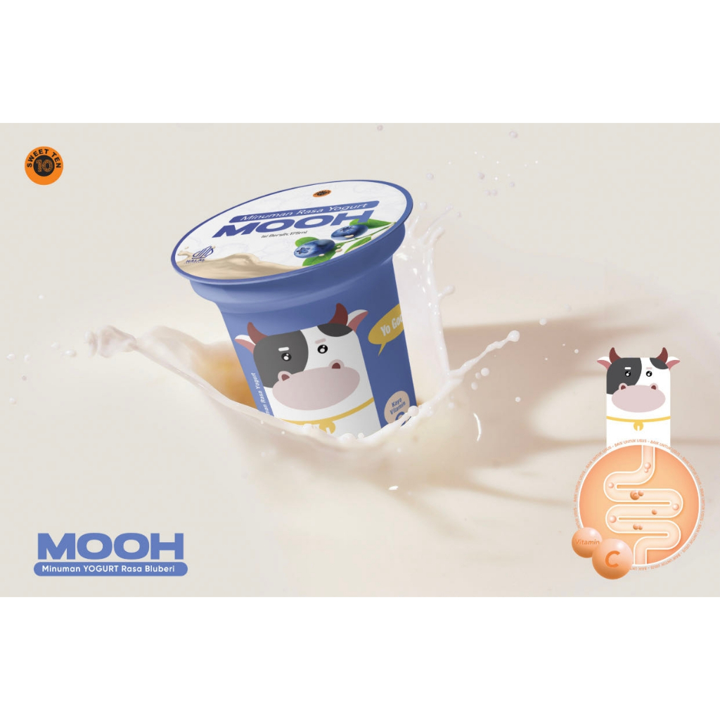 MOOH Yogurt / Minuman Yogurt / Varian Rasa / 175ml