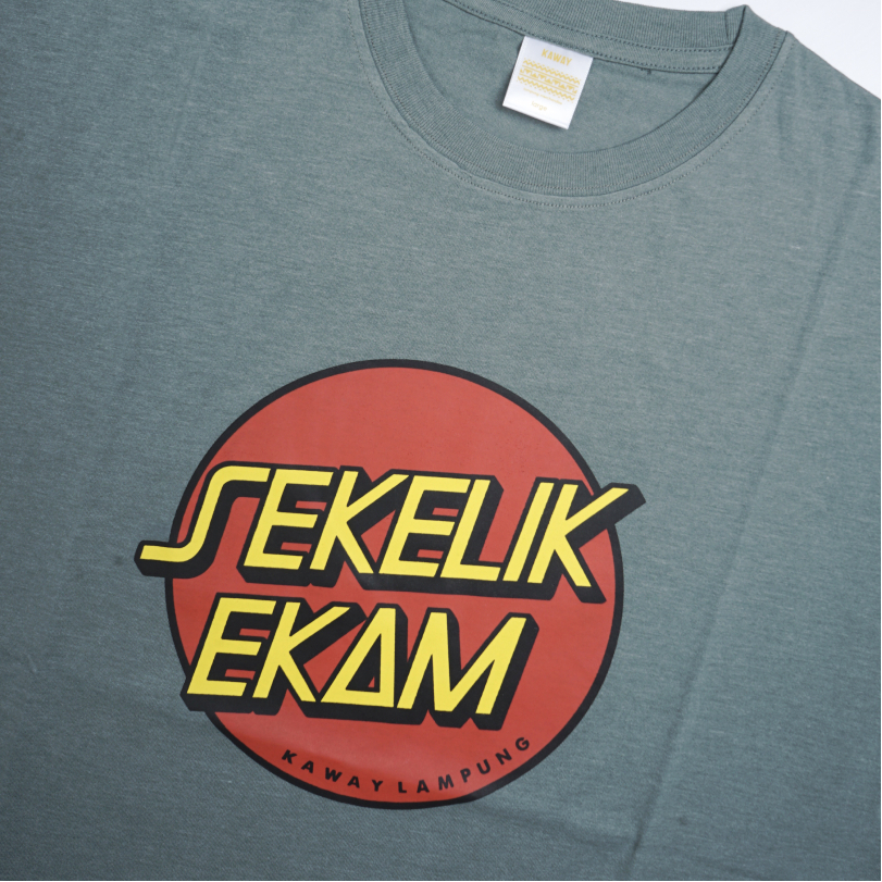 Kaway T-shirt Kaos SEKELIK EKAM OLIVE