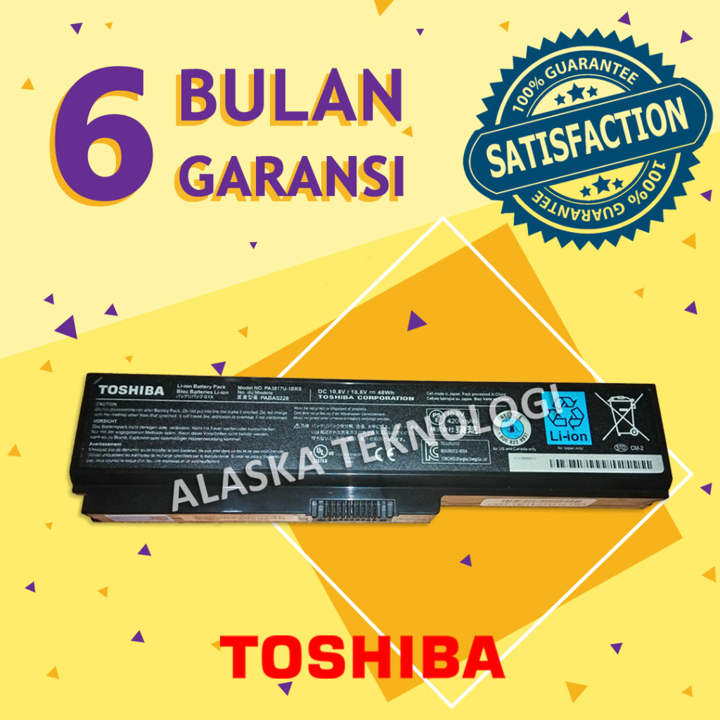 Original Baterai Laptop TOSHIBA Netbook NB500 NB505 NB505-N508BL NB505-N508TQ NB505-SP0110C NB525 NB