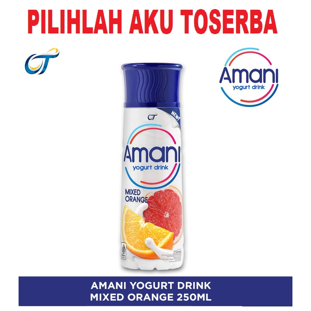 AMANI Yogurt Drink MIXED ORANGE 250 ml - ( HARGA 1 DUS isi 12 )
