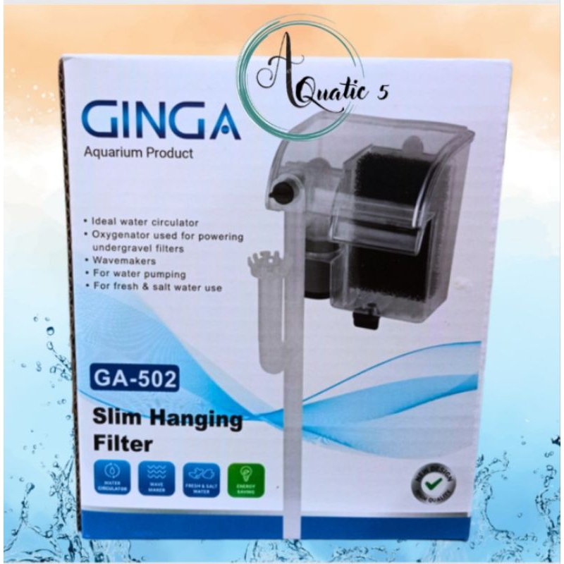 Pompa Aquarium Aquascape Slim Hanging Filter GINGA GA 502