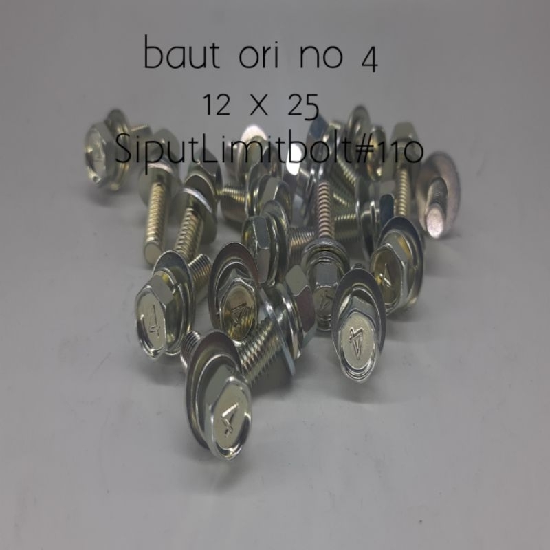 baut hardtop engsel pintu kiri kanan 28pcs set baut kunci 12 original japan1F 2F FJ40 BJ40 HJ