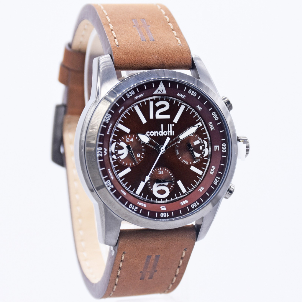 Jam Tangan Pria Condotti Brenta CN4143-SO3-L25/ CN4143-SO2-LO4/ CN4143-GN05-L26/ CN4143-GN03-LO3/ CN4143-BO3-LO3 Original