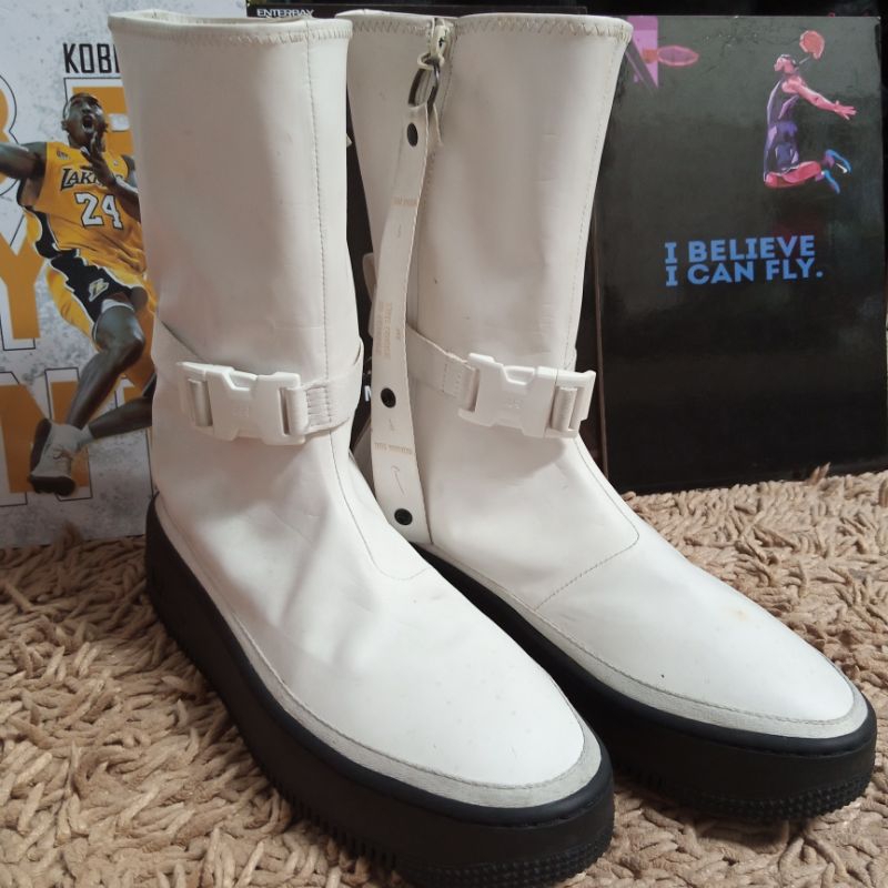 sepatu boots nike air force 1 sage high white size 42 insole 26.5 - sepatu nike AF 1 second