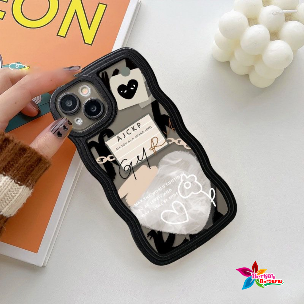 SS134 SOFTCASE MOTIF GRAFITI HATI BUNGA FOR XIAOMI REDMI A2 12C 12 4G 11A 10 A1 PLUS NOTE 12 PRO POCO X5 BB8005