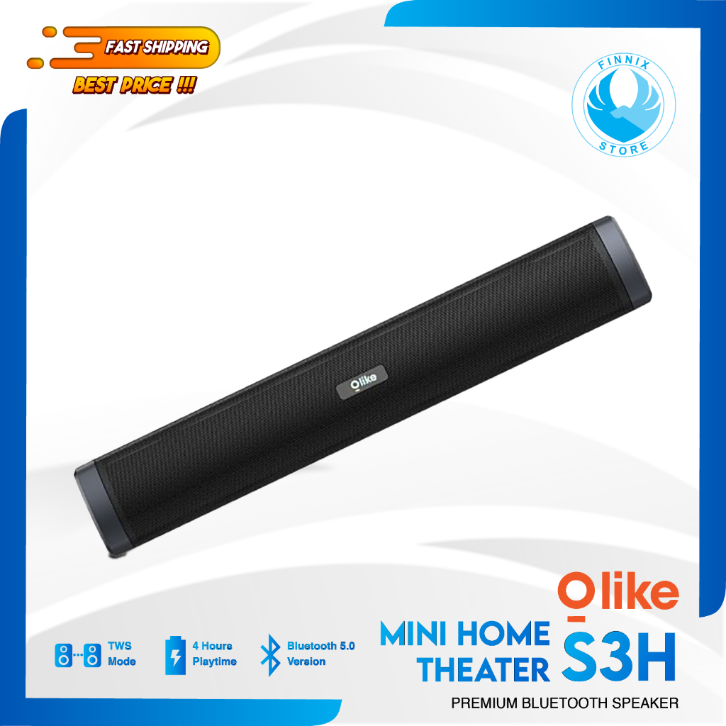 Olike S3H Bluetooth Speaker Mini Soundbar TWS Mode - Garansi Resmi