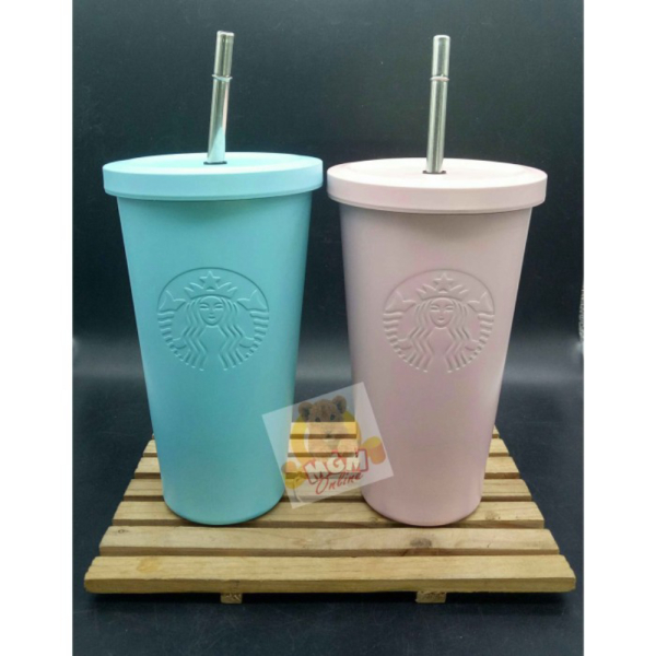 

Jual Starbucks tumber 16oz / 473ml with straw Stainless LIMITED OFFER!! Berkualitas