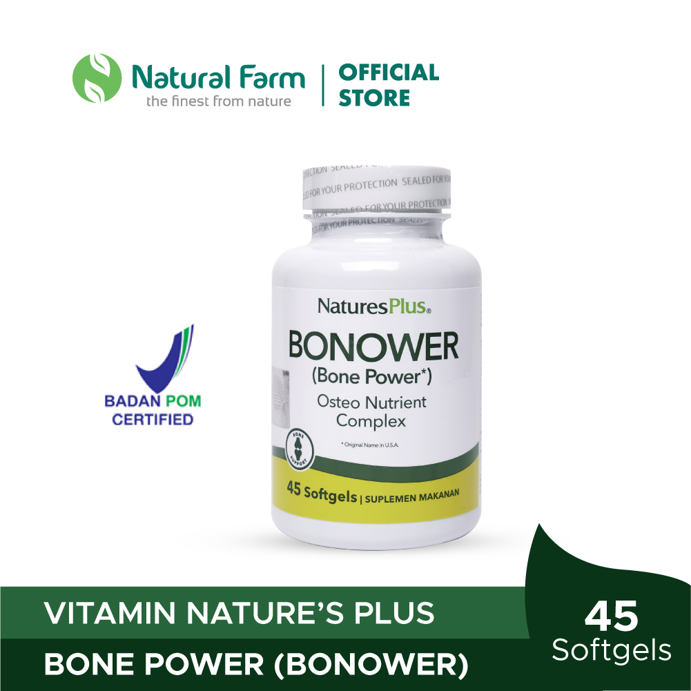 Natures Plus Bonower - 45 Softgels