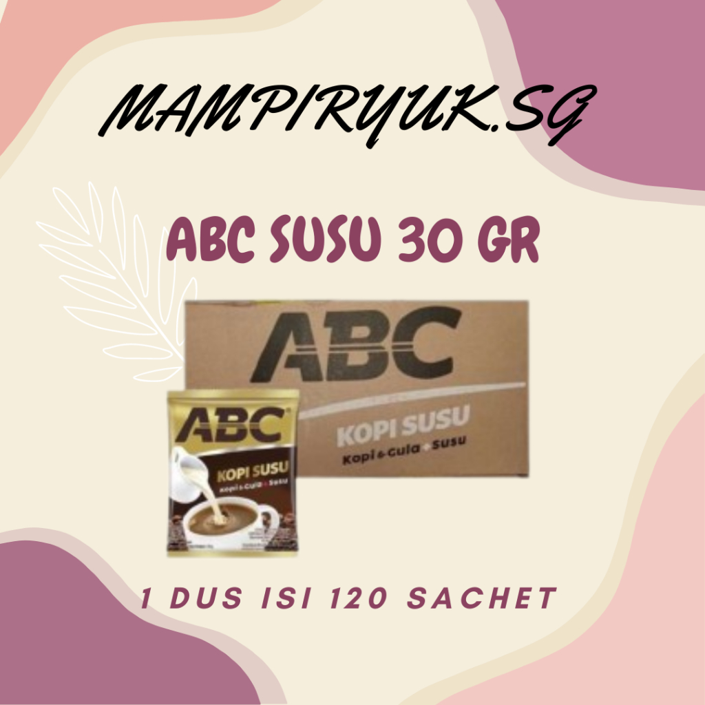 

[DUS/KARTON] KOPI ABC SUSU 30GR 1 DUS ISI 120 SACHET