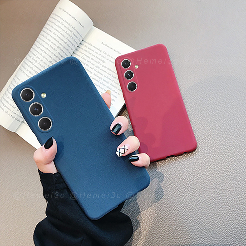 Soft Case Silikon Samsung Galaxy M14 5G Samsung M34 5G Samsung M54 5G Slim Matte Silikon Sandstone