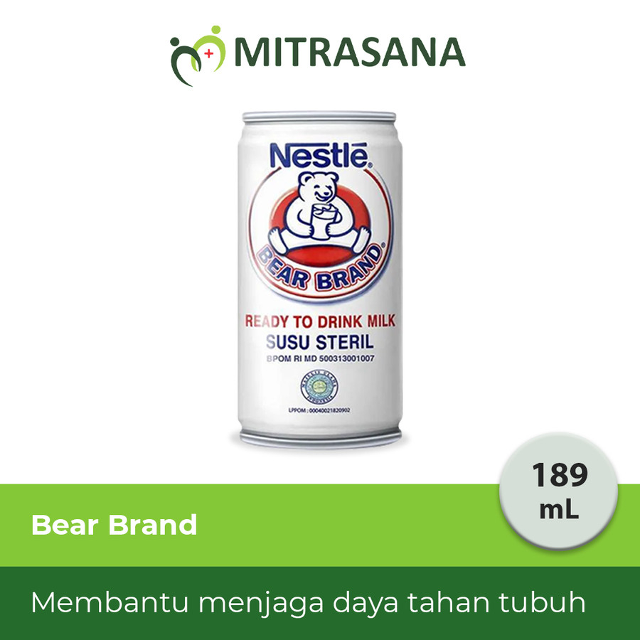 

BEAR BRAND RTD MILK 189 ML - Susu Steril