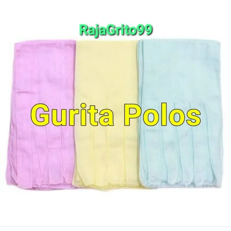 Gurita Bayi Warna Polos Medium (Grosir 12pcs) Gurita Tali Warna Polos TR 1 Lusin / Grito ikat TR warna