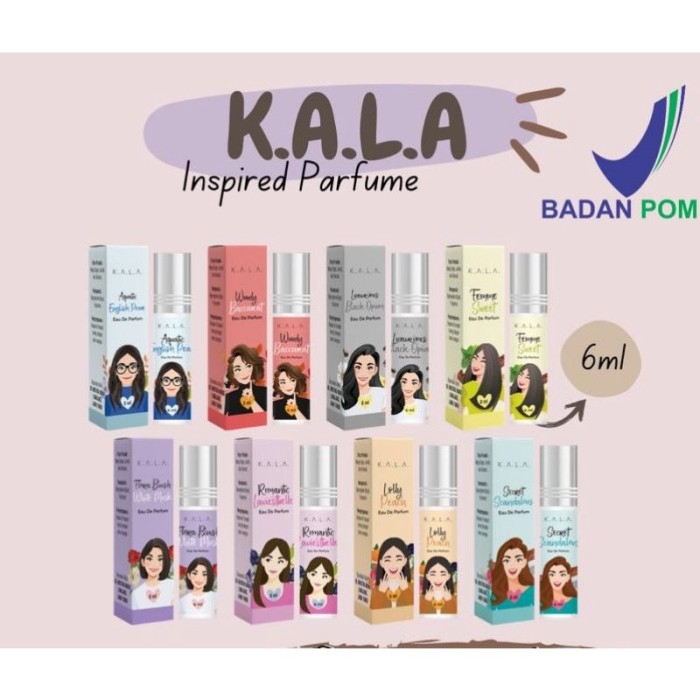 `ღ´ PHINKL `ღ´ K.A.L.A Parfume roll On unisex 6ml wangi awet