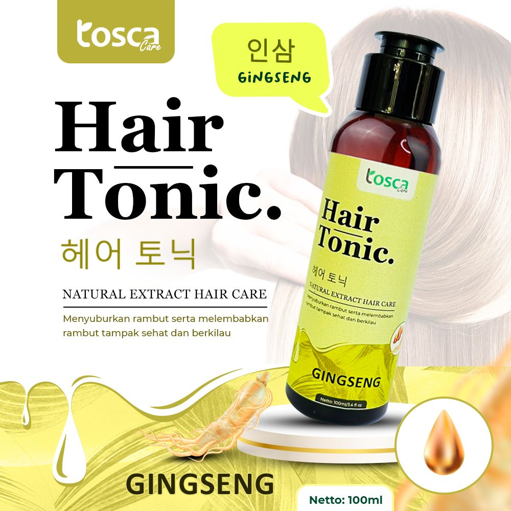 Hair Tonic Tosca Vitamin Rambut Menutrisi Rambut &amp; Menguatkan Akar Rambut