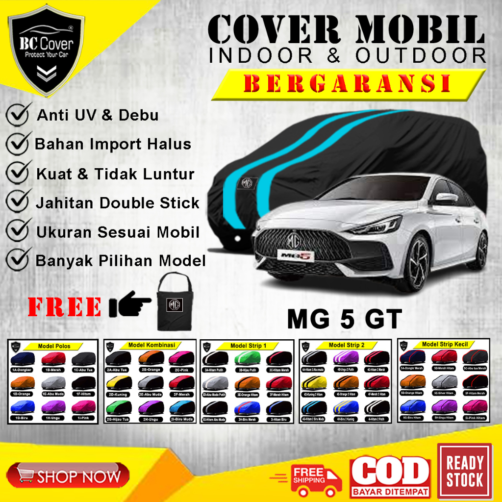 Car Body Cover Mobil MG 5 GT 2022 / Sarung Mobil Sedan Morris Garage 5 GT / Selimut Tutup Penutup Mantel Pelindung Jas Kerodong Kerudung Kelambu Pembungkus Tudung Krodong Krudung Mantol Tutupan Indoor Outdoor Waterproof Anti Air Aksesoris Eksterior Mobil