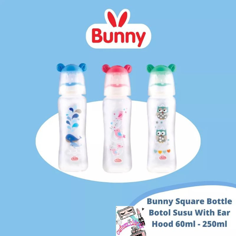 ☃️Cutezz_Ching1☃️Lusty Bunny Regular Feeding Bottle DB 2409-1209 | 60ml | 120ml | 250ml