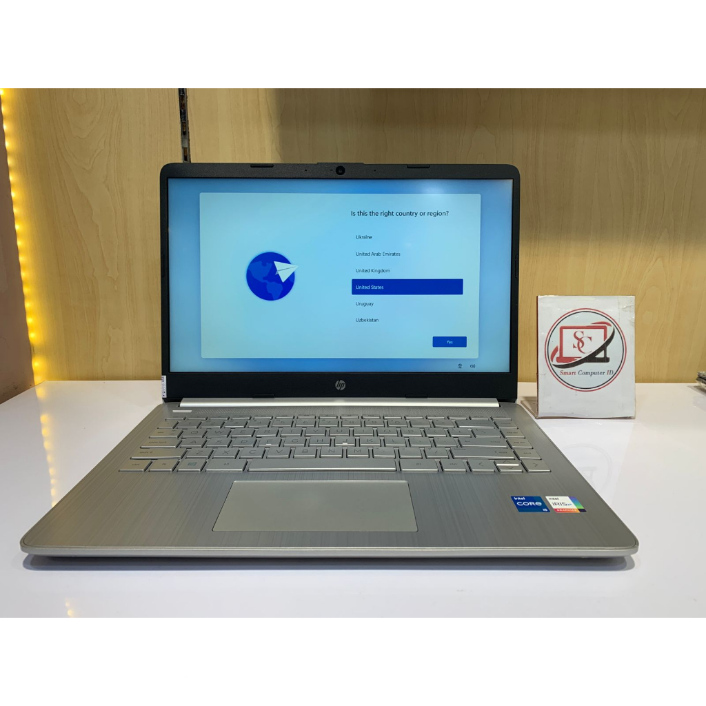 Laptop HP 14 Intel I5 1135G7 12GB 256GB Intel Iris Xe 14 HD Win11 Home