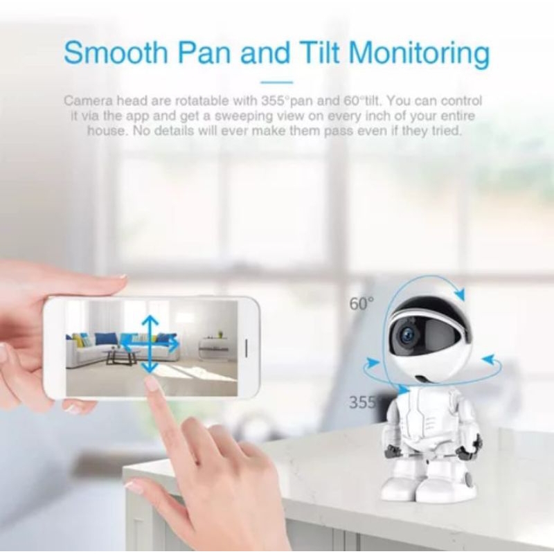 CCTV IP CAM INDOOR APLIKASI YOOSEE 8MP MEGA PIXEL KAMERA FULL HD NIGHT VISION CCTV WIFI