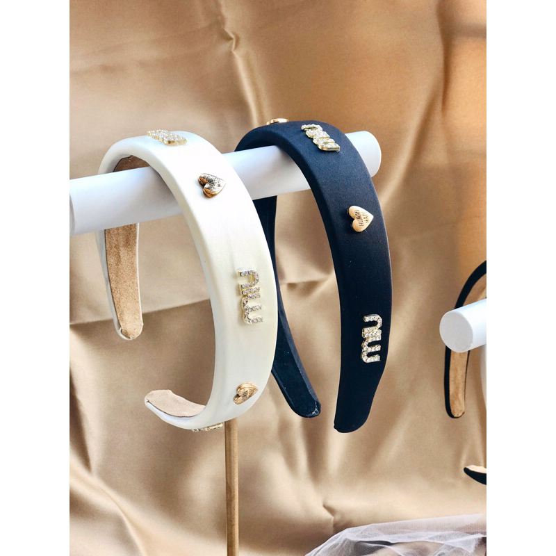 Premium Headband MiuMiu | READY STOCK SIAP KIRIM | Bando Empuk Premium | Classy Headband | Bando Perempuan Trend Masa Kini | Bando Cantik | Fashion Headband | Bando Elegan