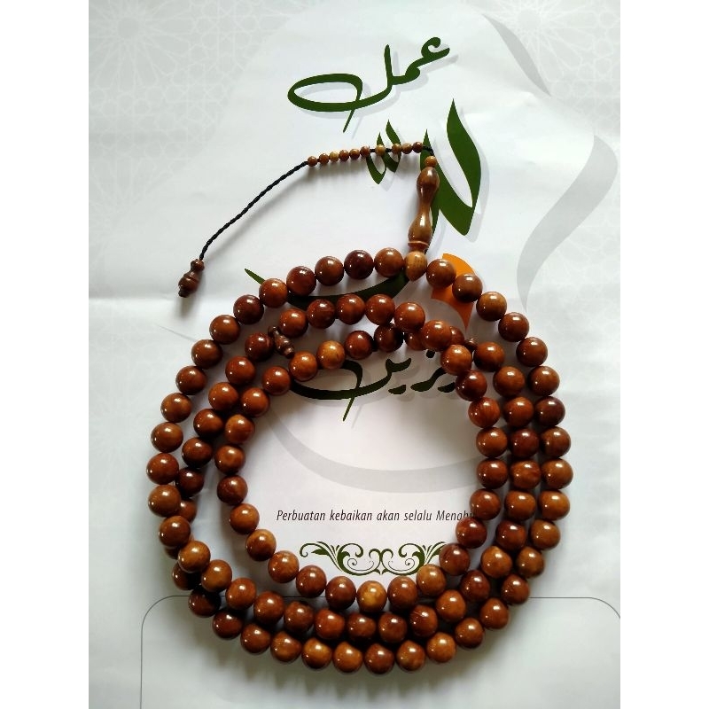 kalung tasbih kaukah/koka jumbo 13mm