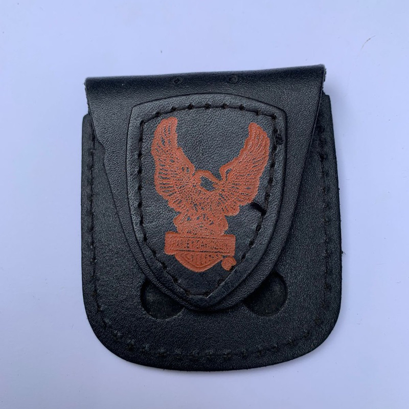 tempat zippo harley davidson leather