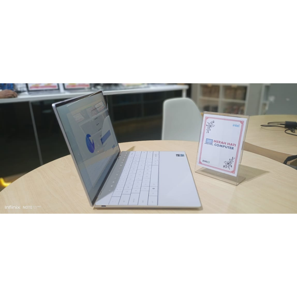 LAPTOP SLIM TIPIS DELL XPS 13 PLUS 9320 INTEL i7 1260P 16GB DDR5 512GB IRIS XE WUXGA TOUCHSCREEN BL FP WIN11HOME SILVER ORIGINAL