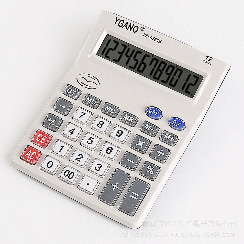 Calculator Kalkulator DS-9761 12 Digits Check Correct / Alat hitung