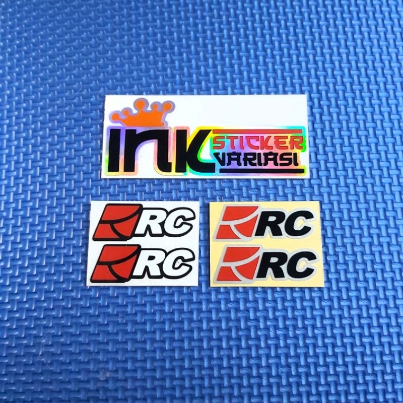 STICKER VISOR RC MOTO GARAGE ISI 2