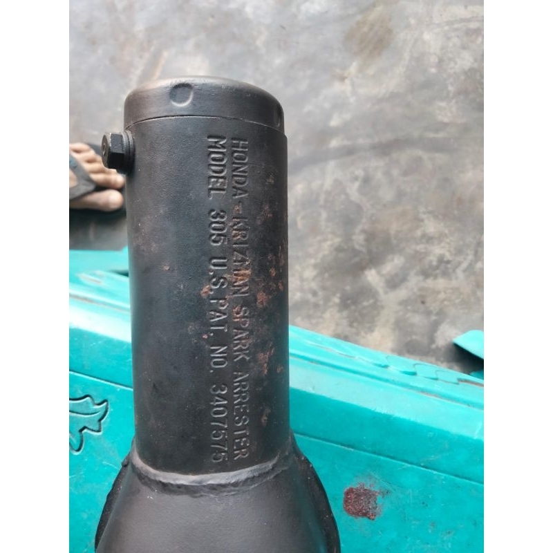 kenalpot honda xl 125 e ori baru nos